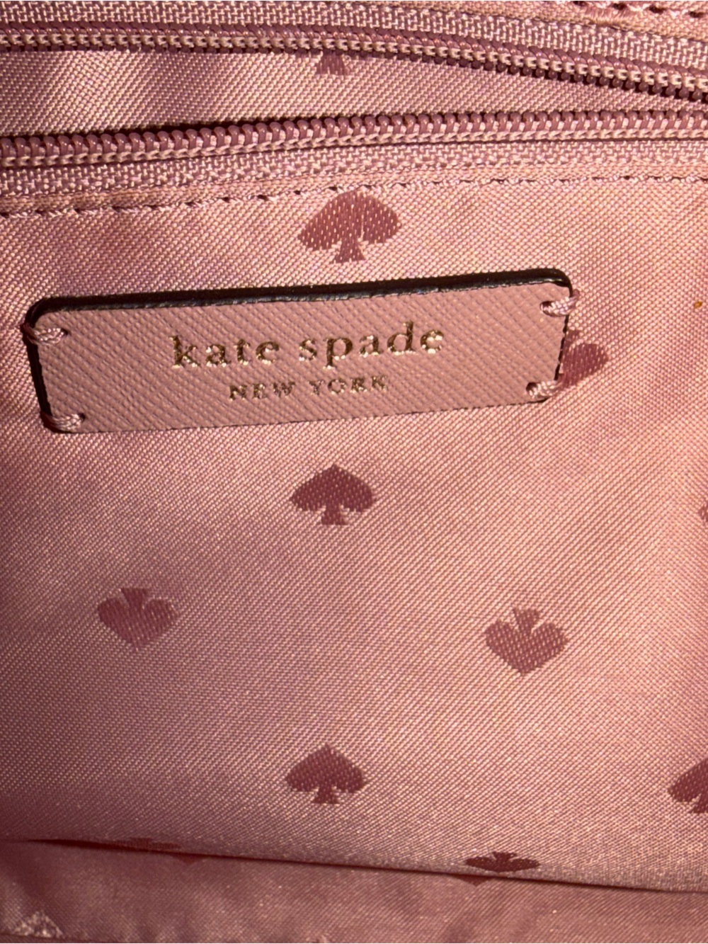 kate spade ♠️ Blush Pink Saffiano Leather Satchel - Picture 7 of 10